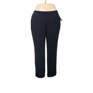 Nygard Women Pant Size 24 Blue Lined Pleated Front